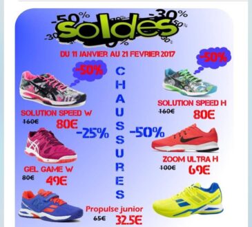 Soldes et nouveautés chez Ecosport Tennis : promos Nike, Asics