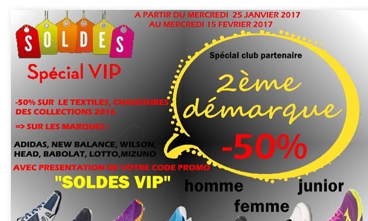 Soldes VIP : -50% sur vos marques sportives préférées
